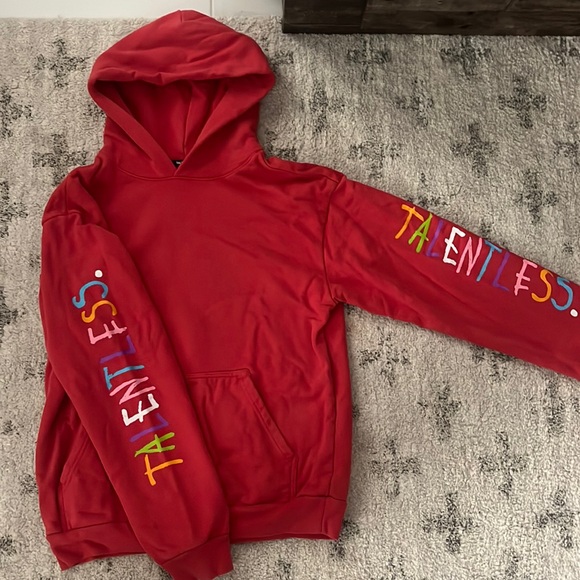 Red Talentless Hoodie Size medium - Picture 1 of 1